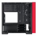 SilverStone RL08BR-RGB Redline mATX Black/Red Mid-Tower Case w Window